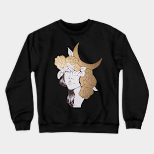 Aurora Aksnes Moon Flower Crewneck Sweatshirt